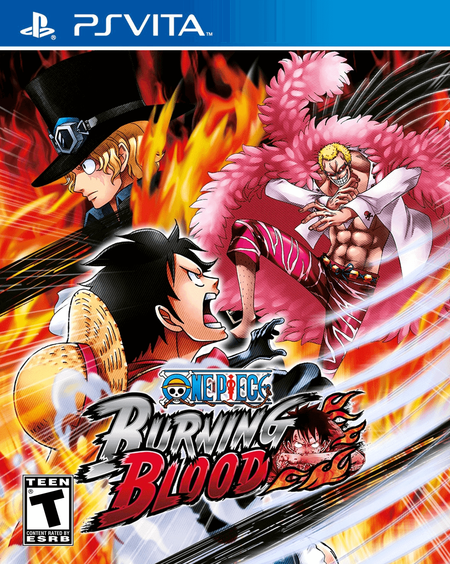 one piece: burning blood