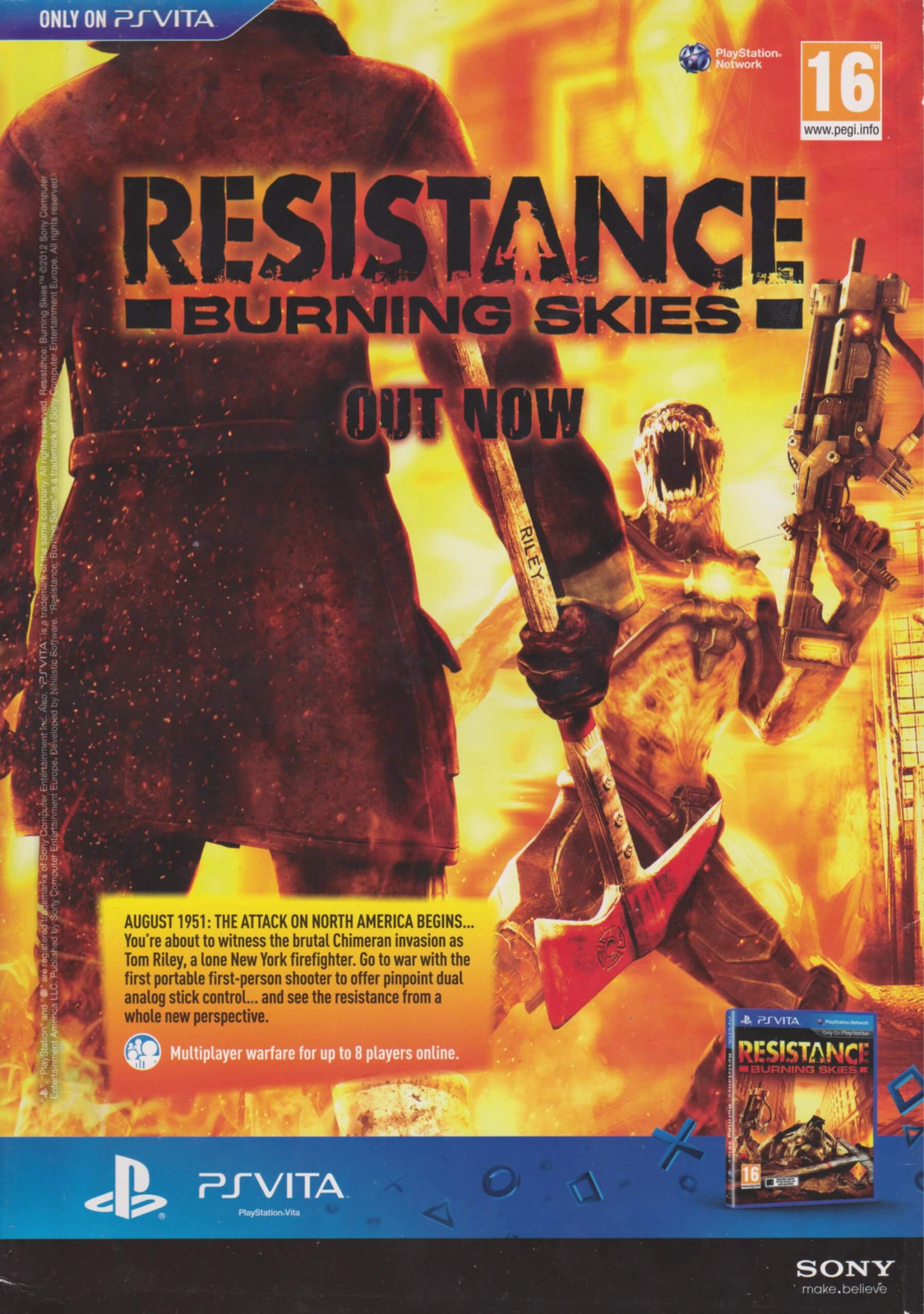 Resistance: Burning Skies