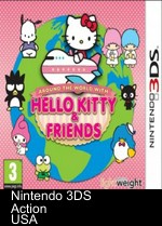 around the world with hello kitty and friends