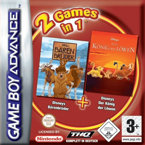 2 Games in 1: Brother Bear & The Lion King