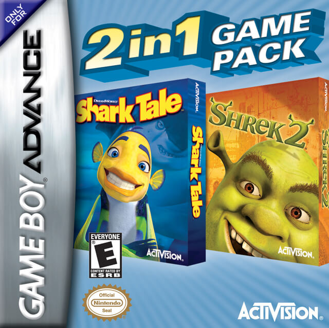 2 in 1 game pack: shark tale / shrek 2