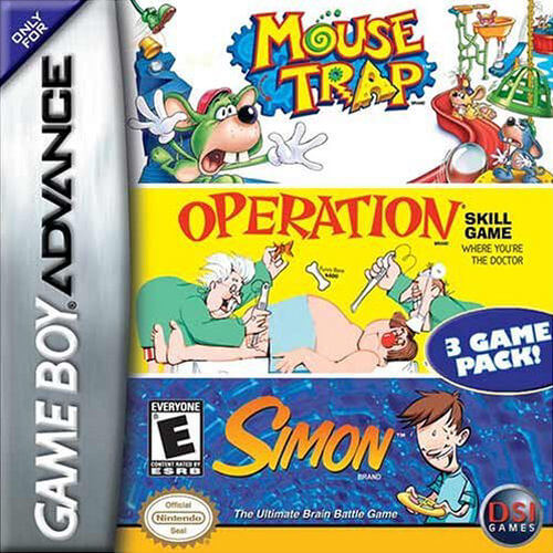 3 game pack!: mouse trap + simon + operation