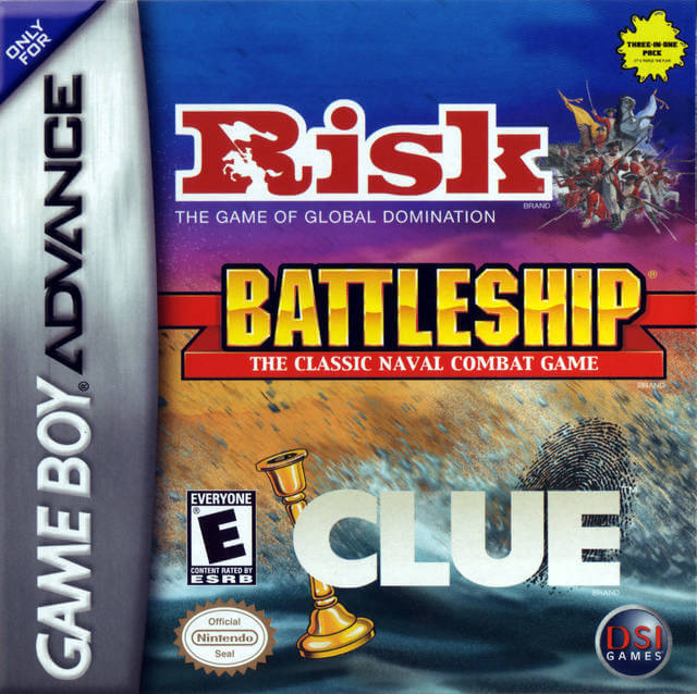 3 Game Pack!: Risk, Battleship, Clue