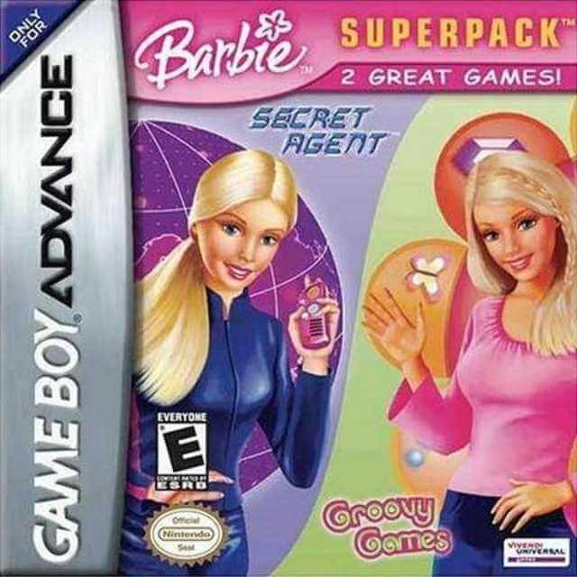 barbie superpack: secret agent barbie & barbie: groovy games