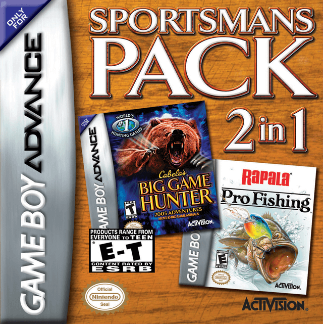 Sportsmans Pack 2 in 1: Cabela's Big Game Hunter + Rapala Pro Fishing