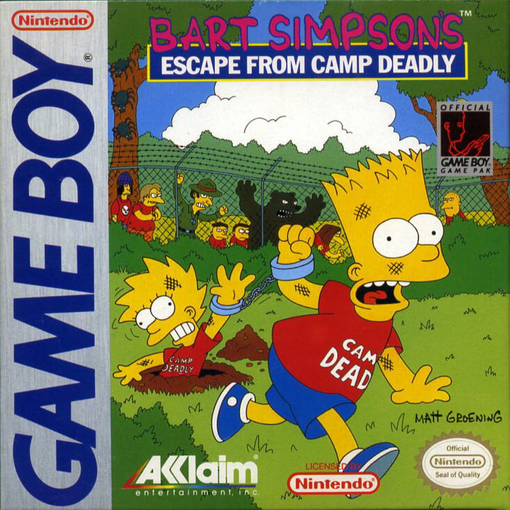 bart simpsons escape from camp deadly