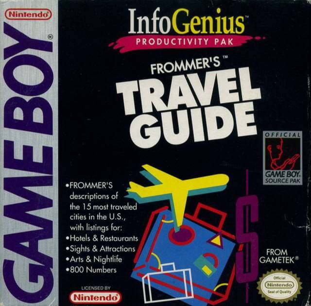 InfoGenius Productivity Pak: Frommer's Travel Guide