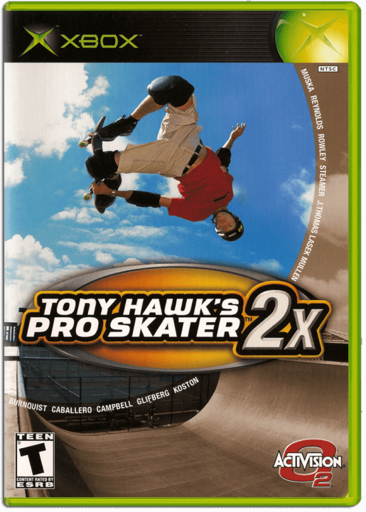 tony hawk's pro skater 2x