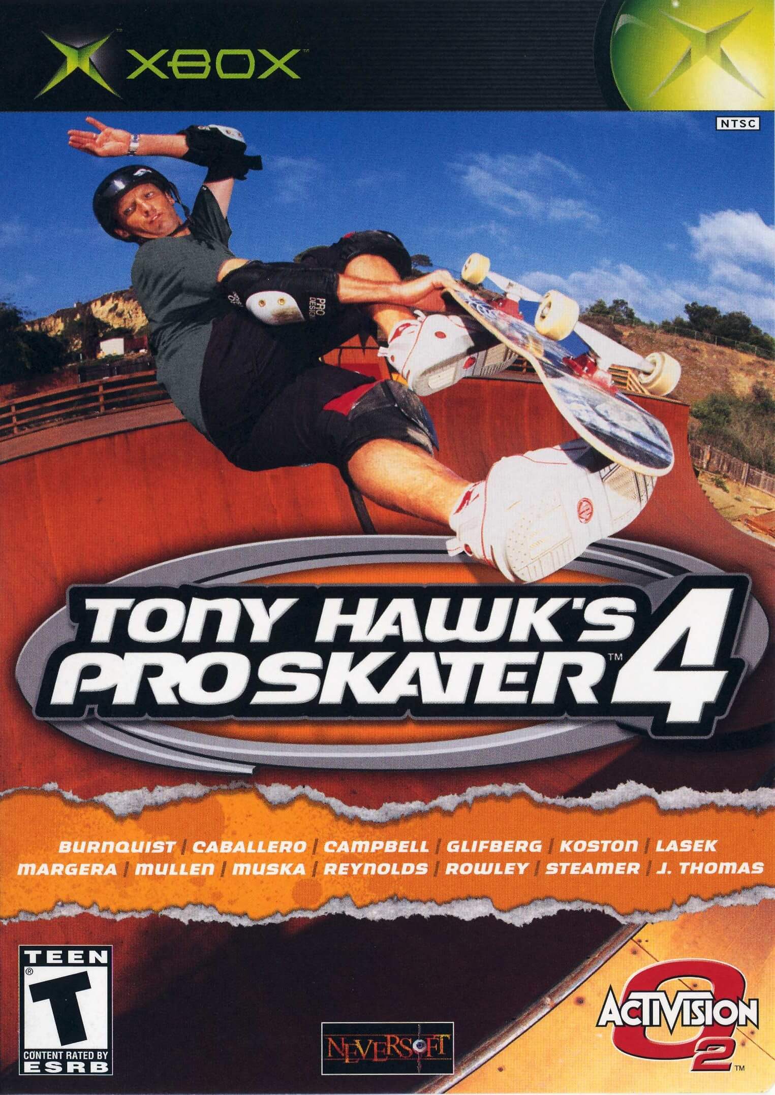 tony hawk's pro skater 4