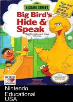 big bird's hide and speak