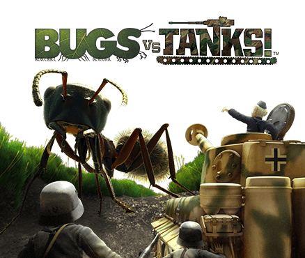 bugs vs. tanks!