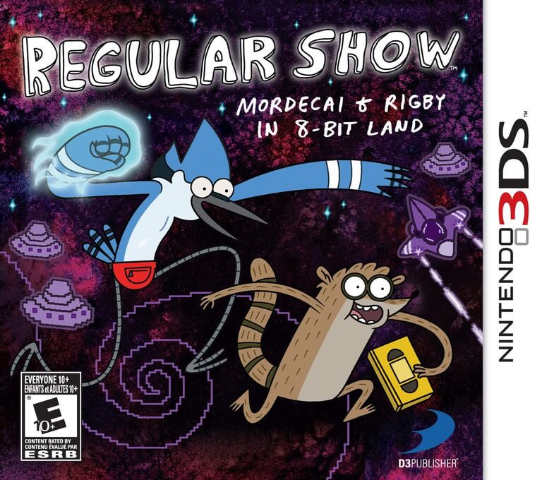 regular show: mordecai & rigby in 8-bit land