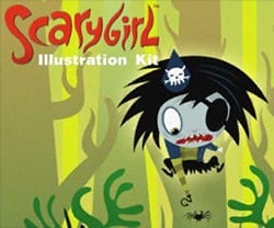 Scarygirl Illustration Kit