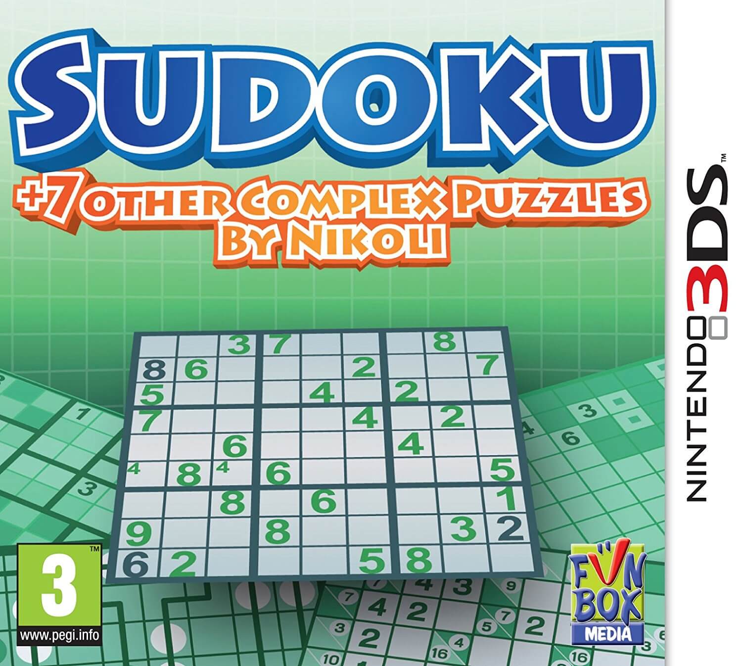 Sudoku + 7 Other Complex Puzzles by Nikoli