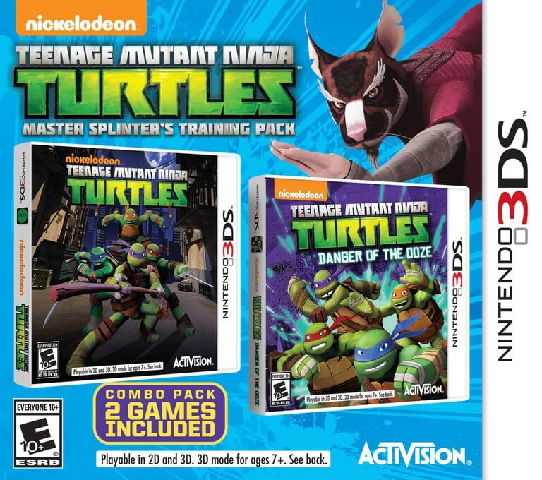 teenage mutant ninja turtles: master splinters training pack