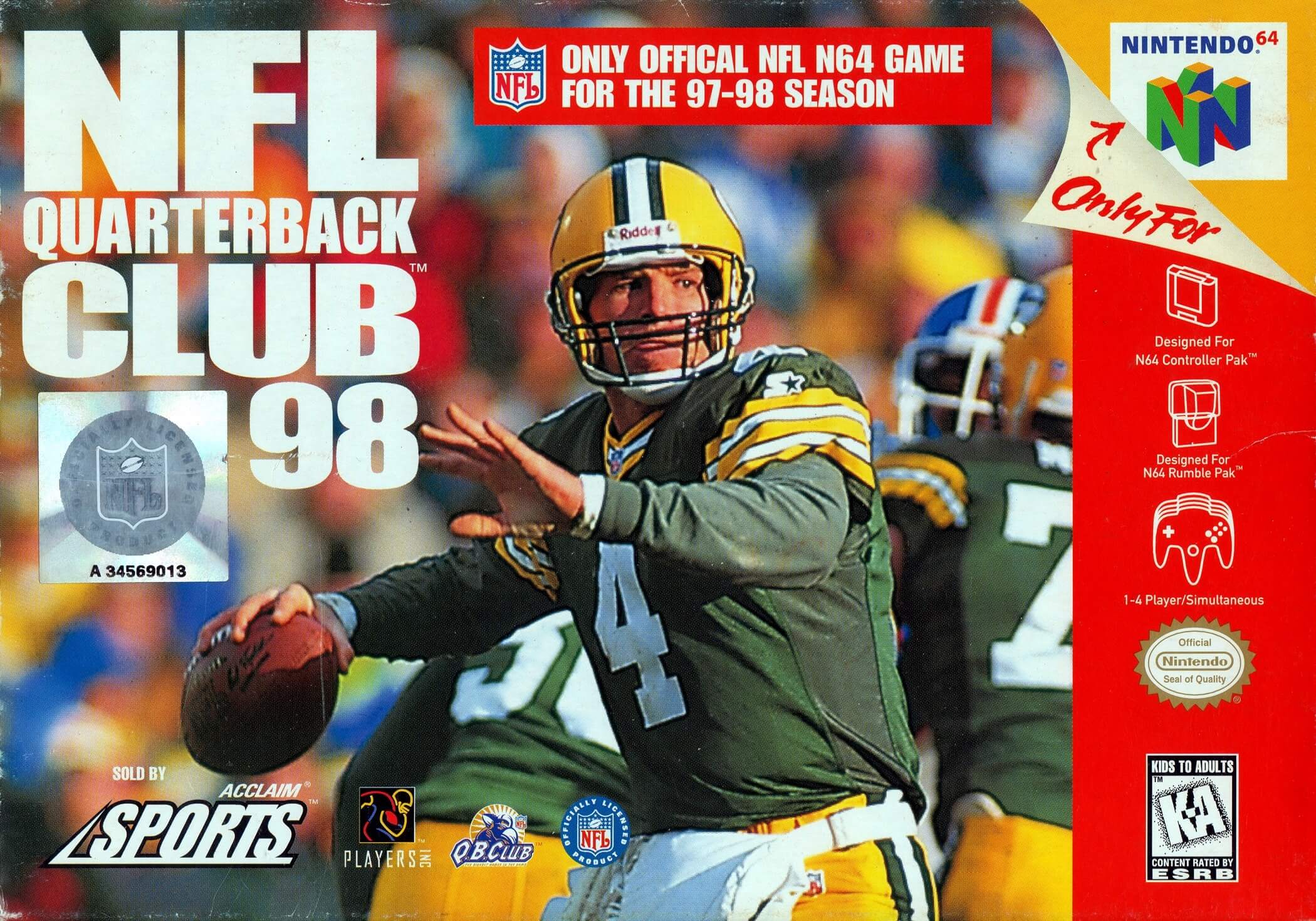 NFL Quarterback Club 98