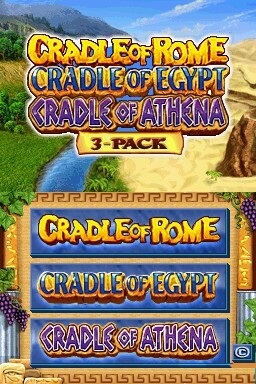 3 Game Pack!: Cradle of Rome / Cradle of Athena / Cradle of Egypt