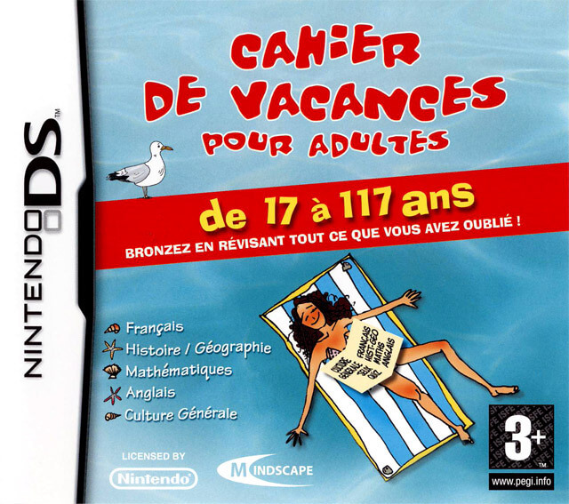 cahier de vacances pour adultes