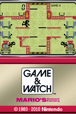 game & watch: marios cement factory