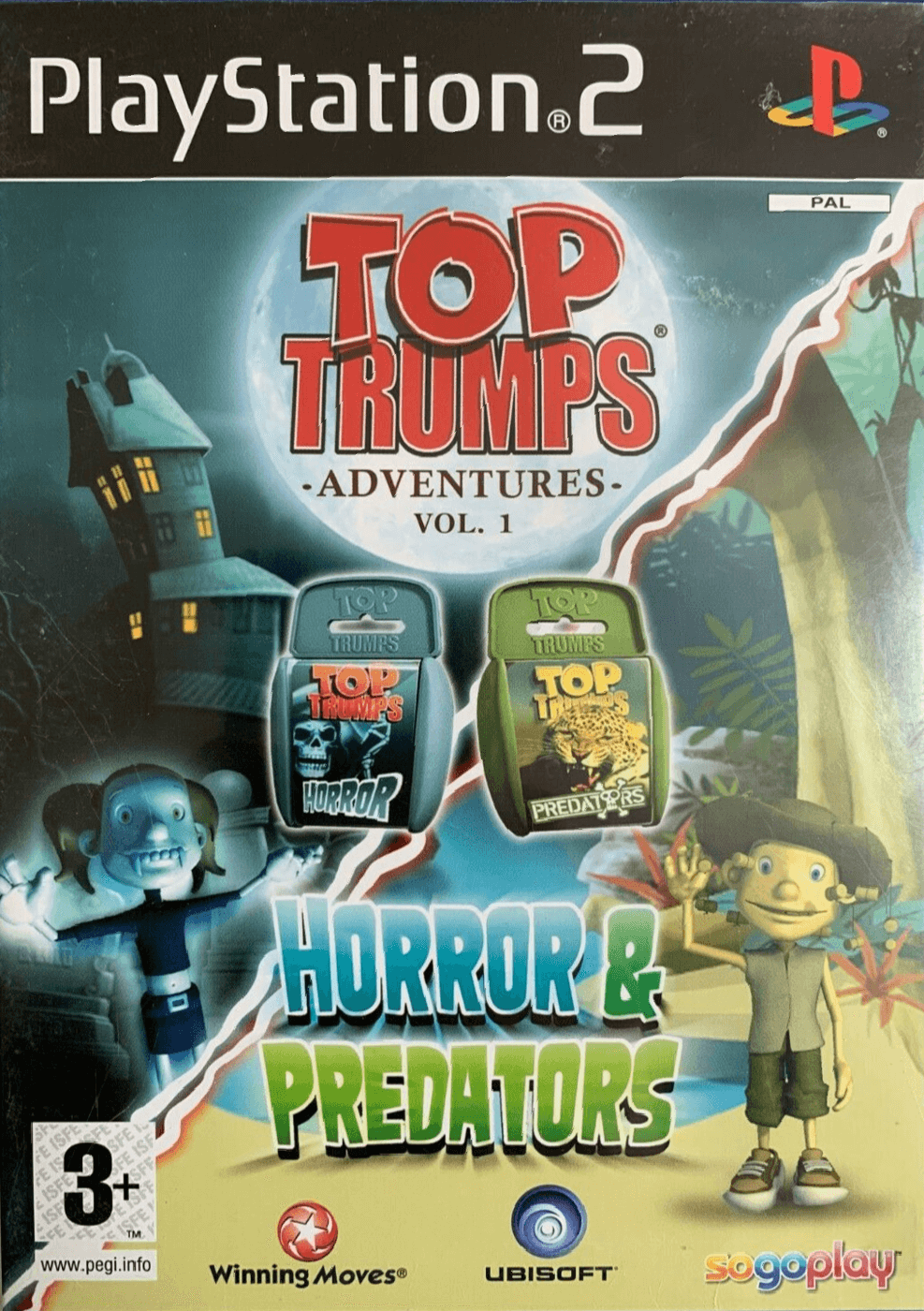 top trumps adventures vol. 1: horror & predators