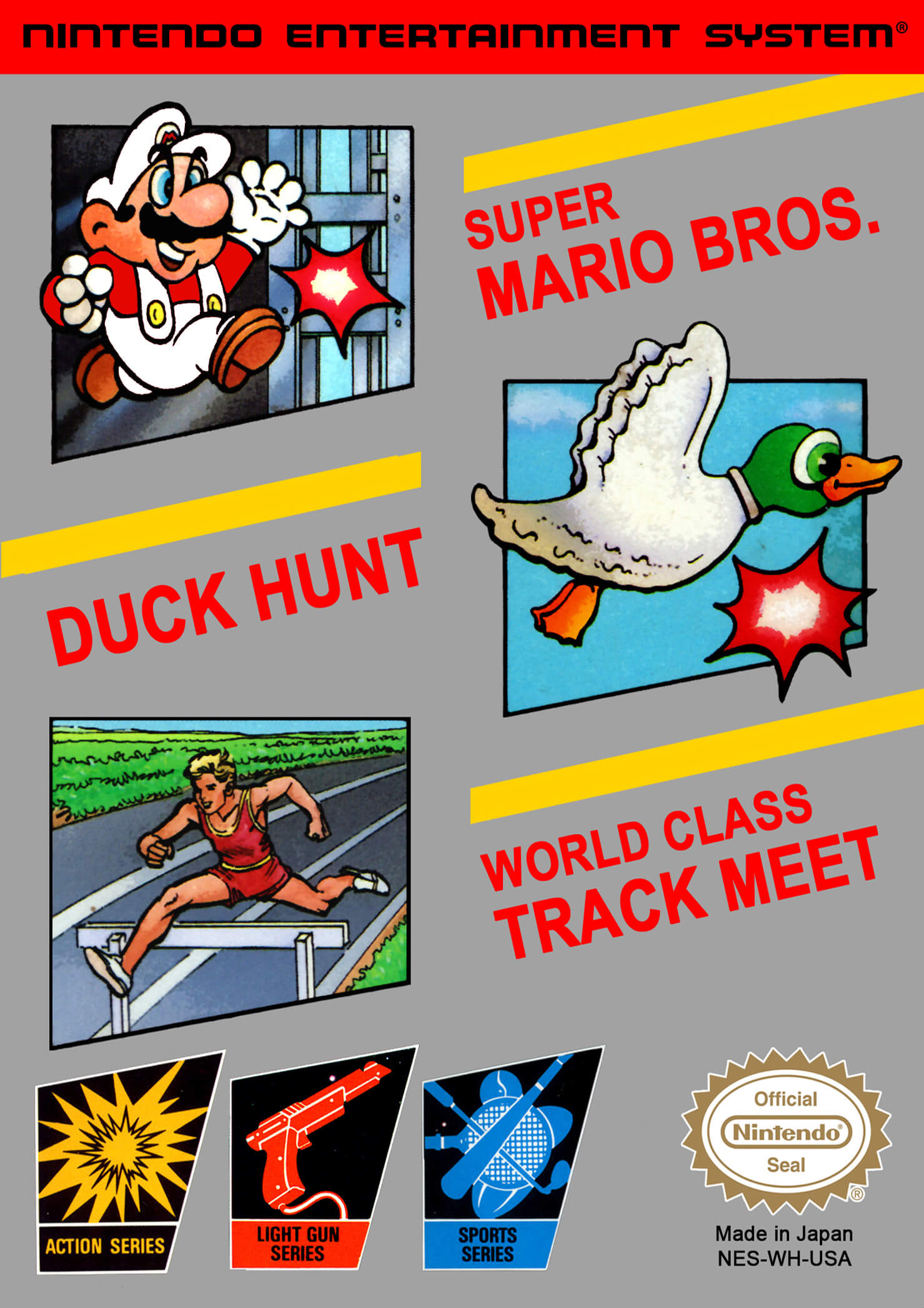 super mario bros. / duck hunt / world class track meet