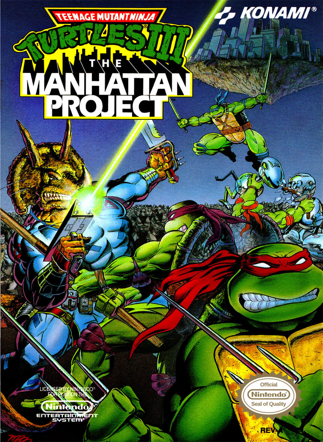 teenage mutant ninja turtles iii: the manhattan project