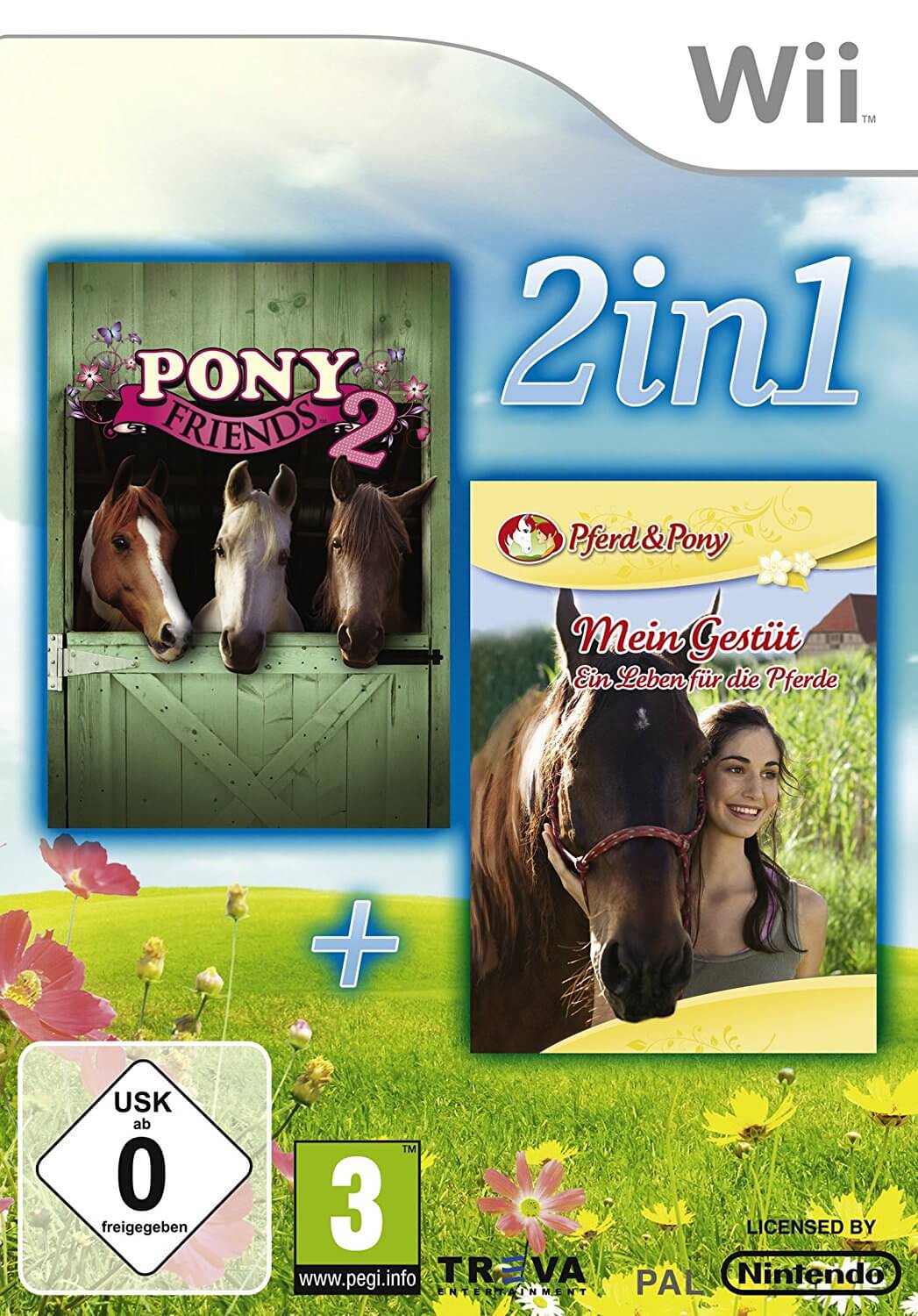 2-in-1: pony friends 2 + my riding stables: life with horses