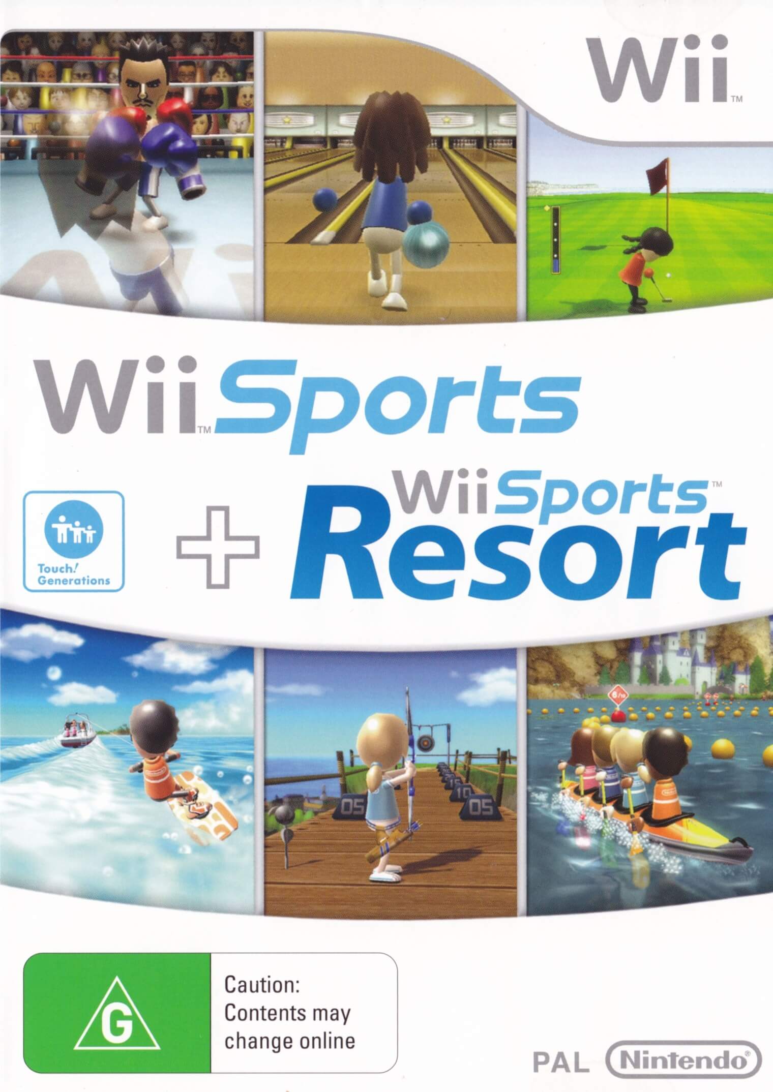 wii sports + wii sports resort