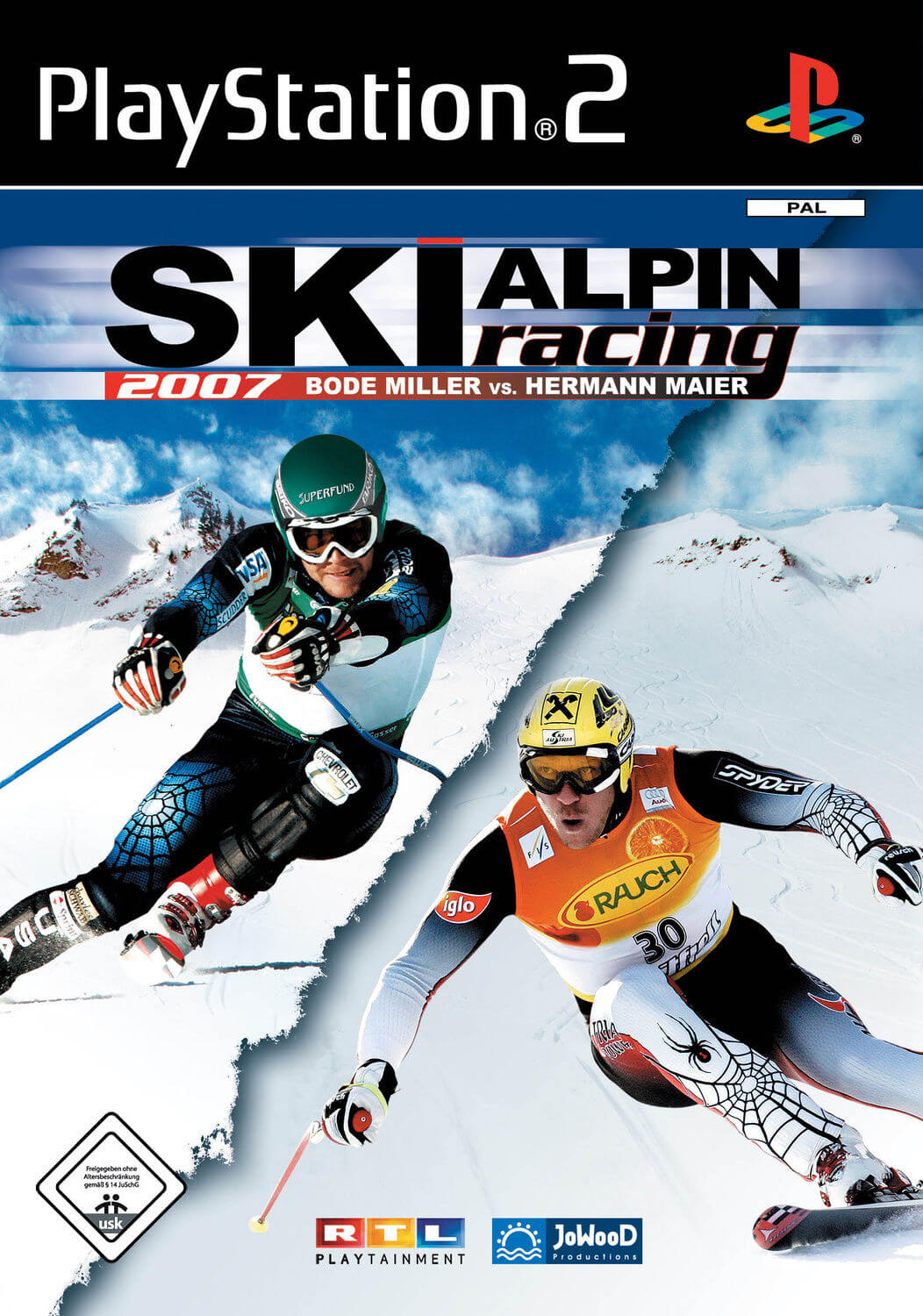 alpine ski racing 2007: bode miller vs. hermann maier