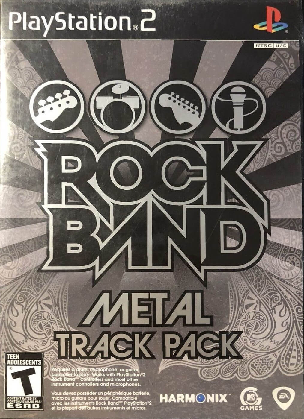 rock band: metal track pack