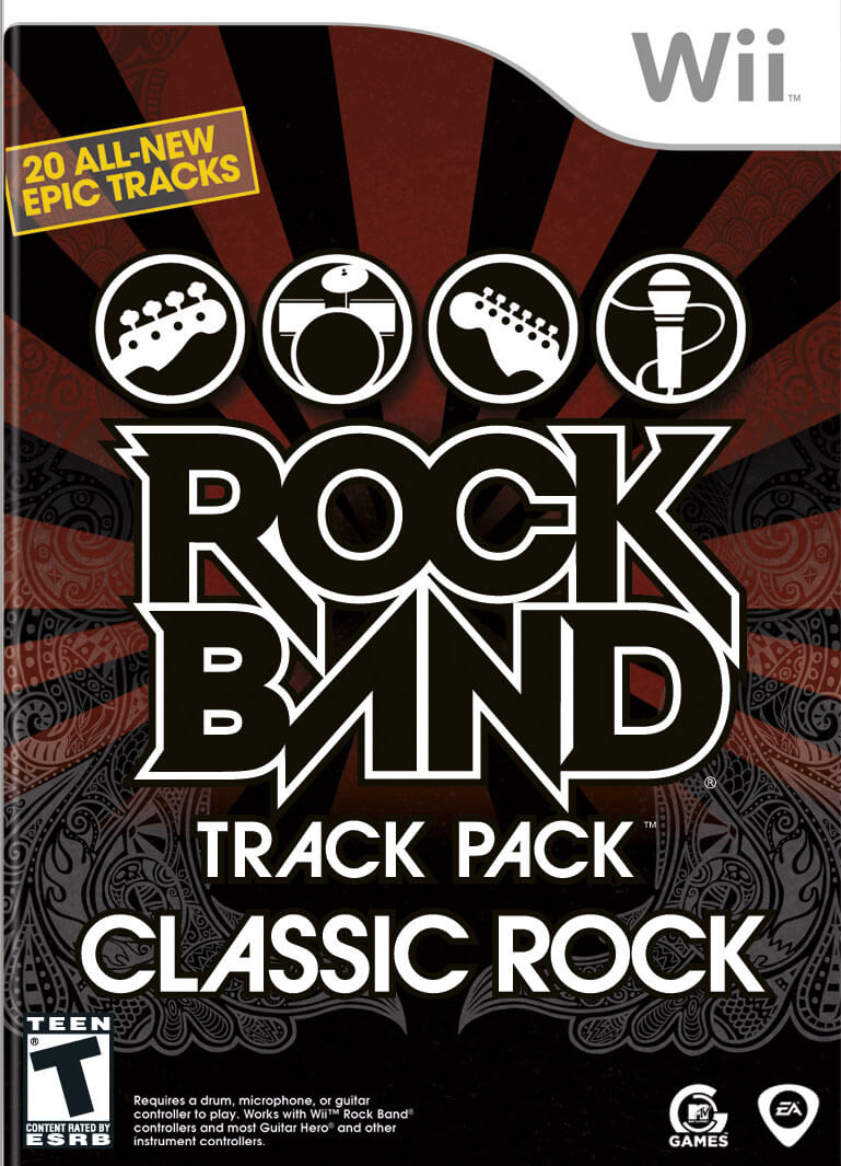 rock band: track pack: classic rock