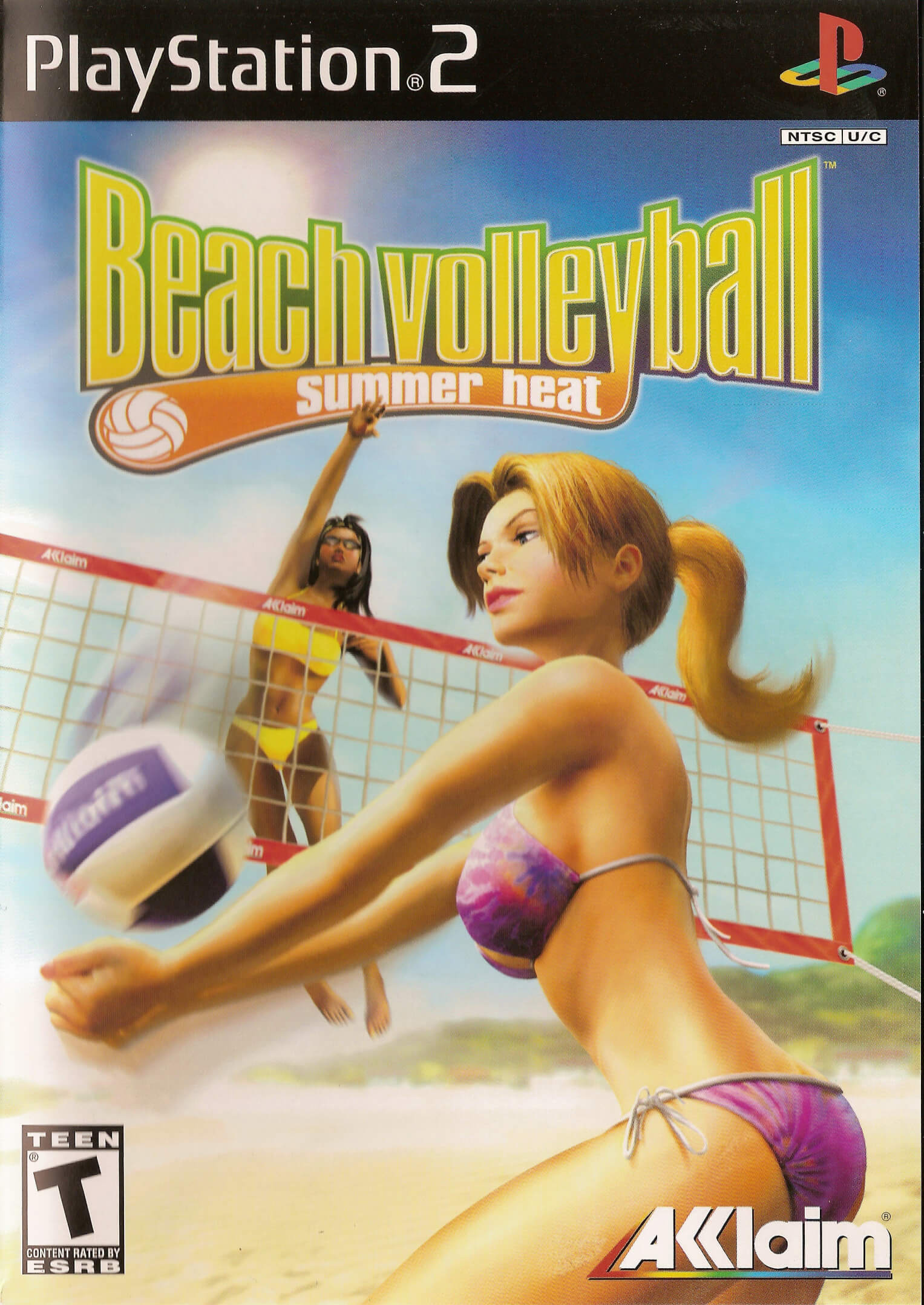 summer heat beach volleyball