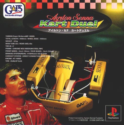 ayrton senna kart duel