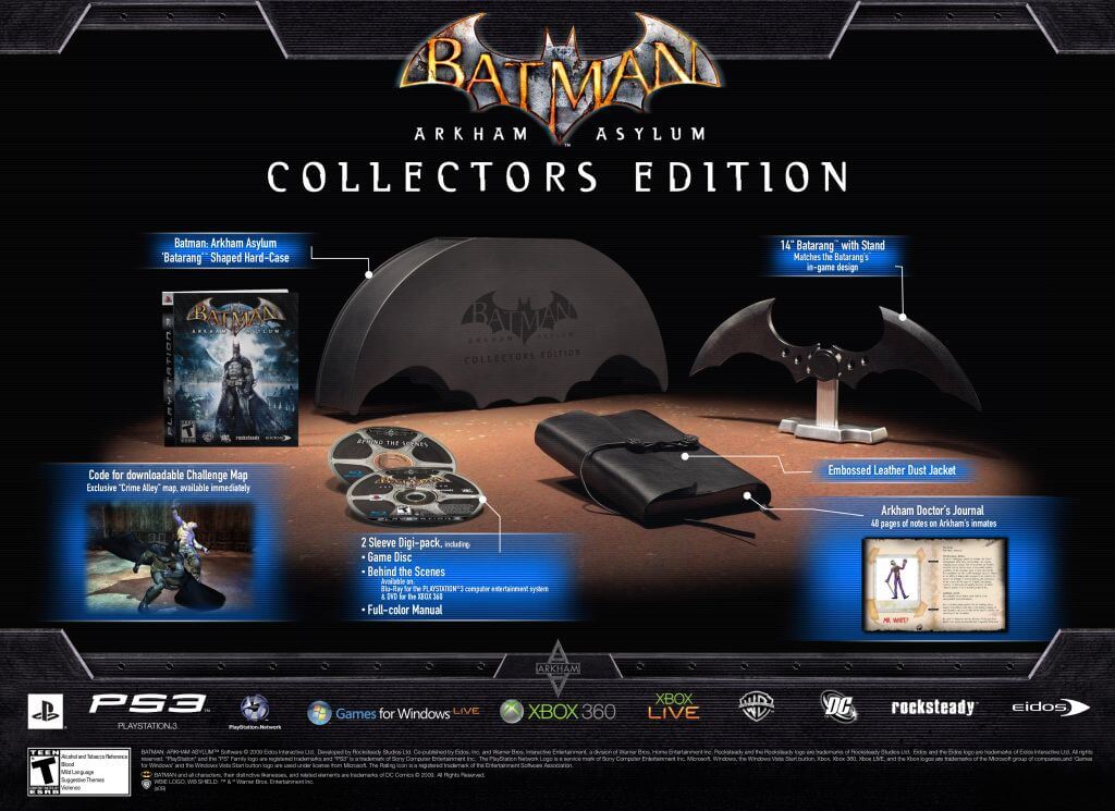 batman: arkham asylum: collector’s edition