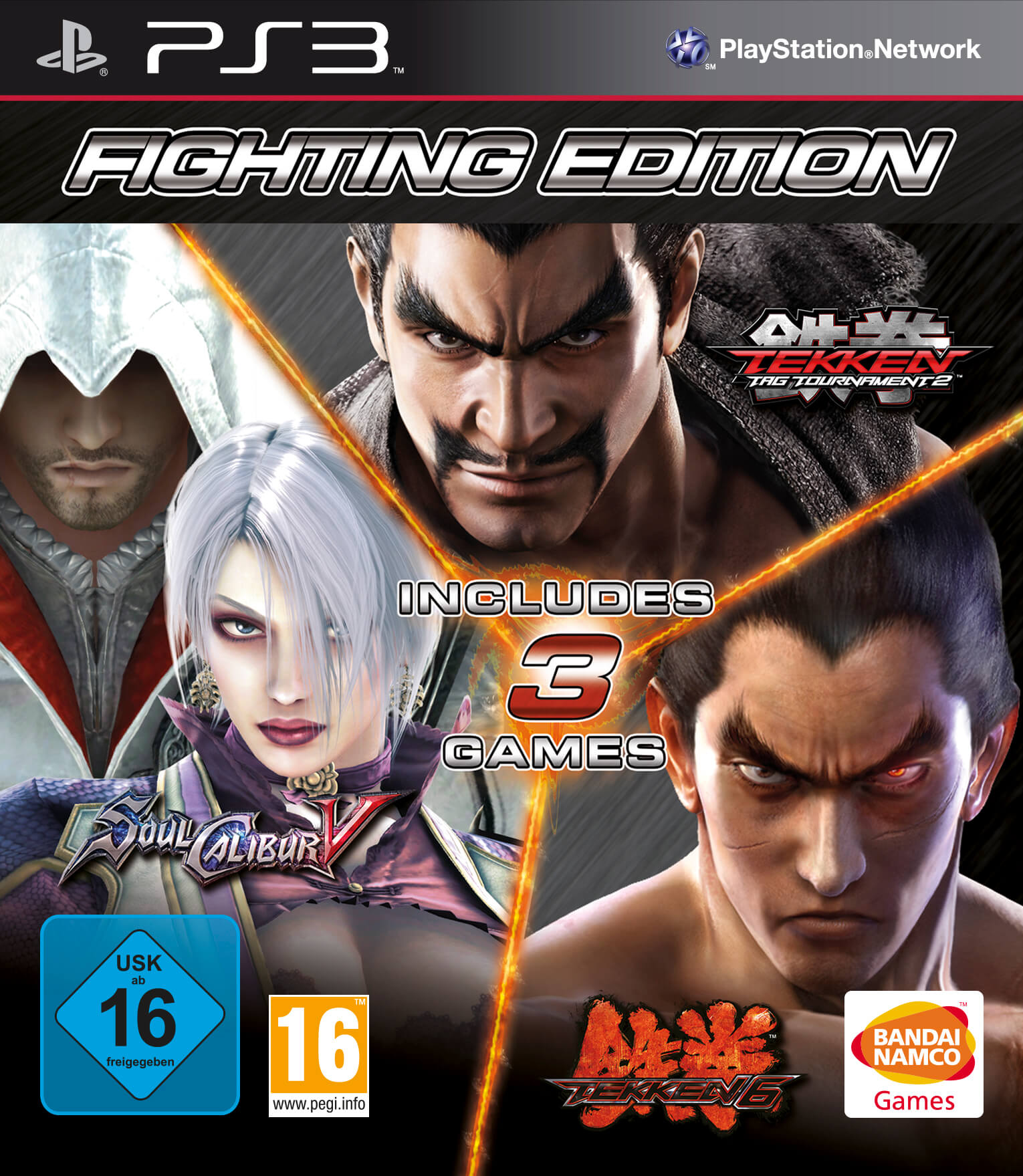 fighting edition: tekken 6 / tekken tag tournament 2 / soulcalibur v