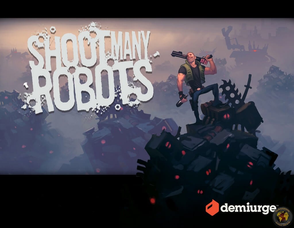 shoot many robots