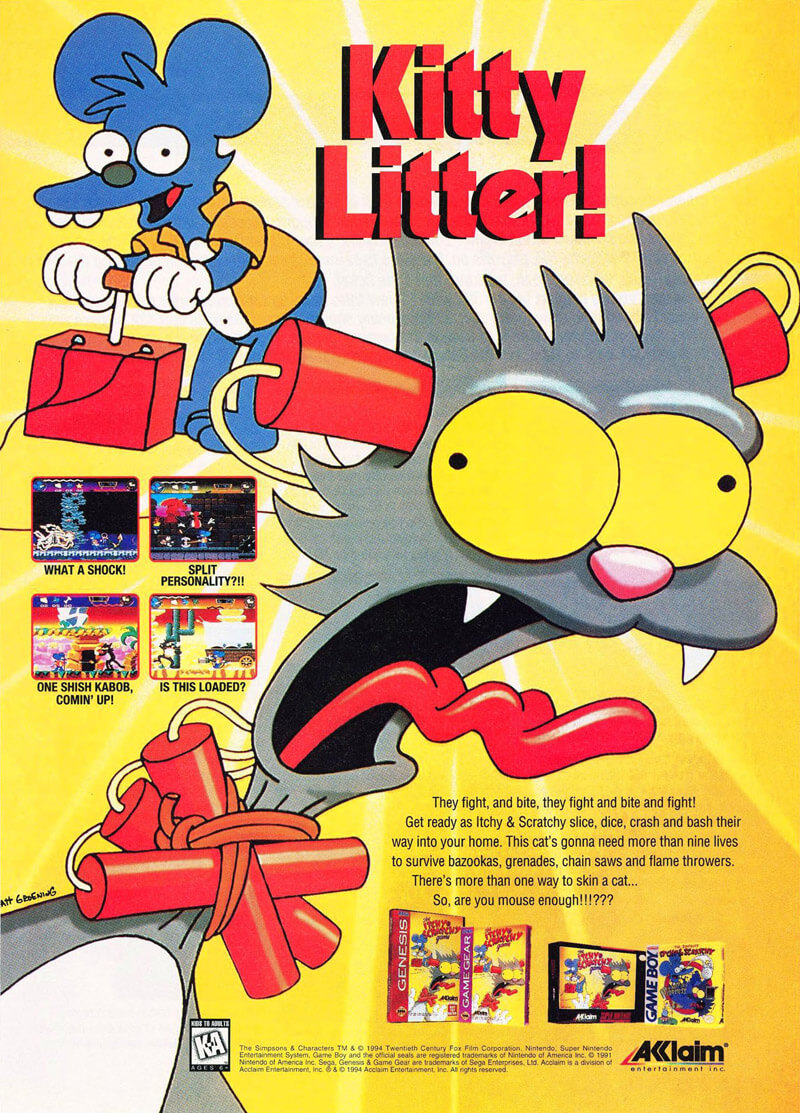 the itchy & scratchy game