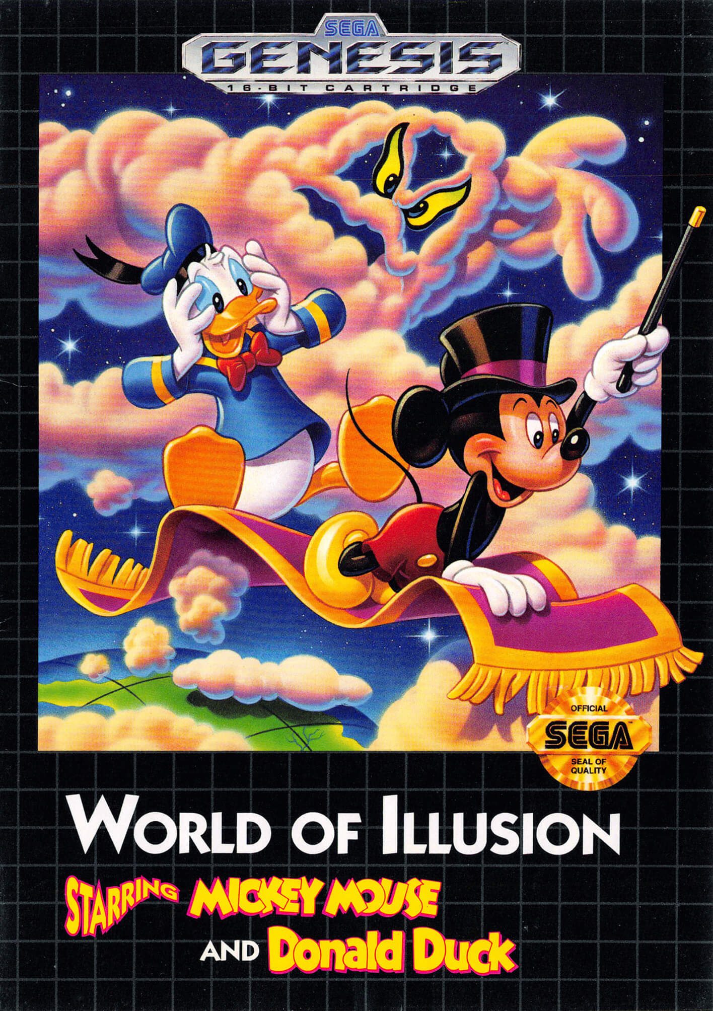 world of illusion starring mickey mouse and donald duck