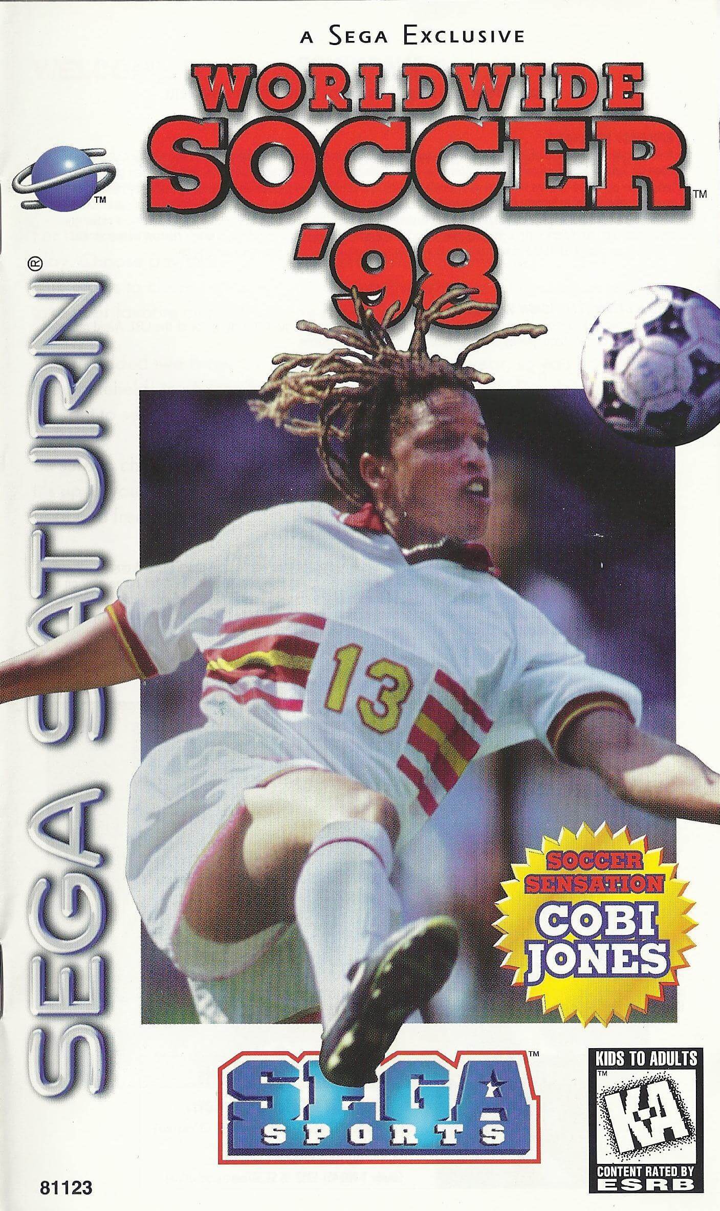 sega worldwide soccer '98