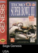 Tecmo Super Bowl 3 Final Edition