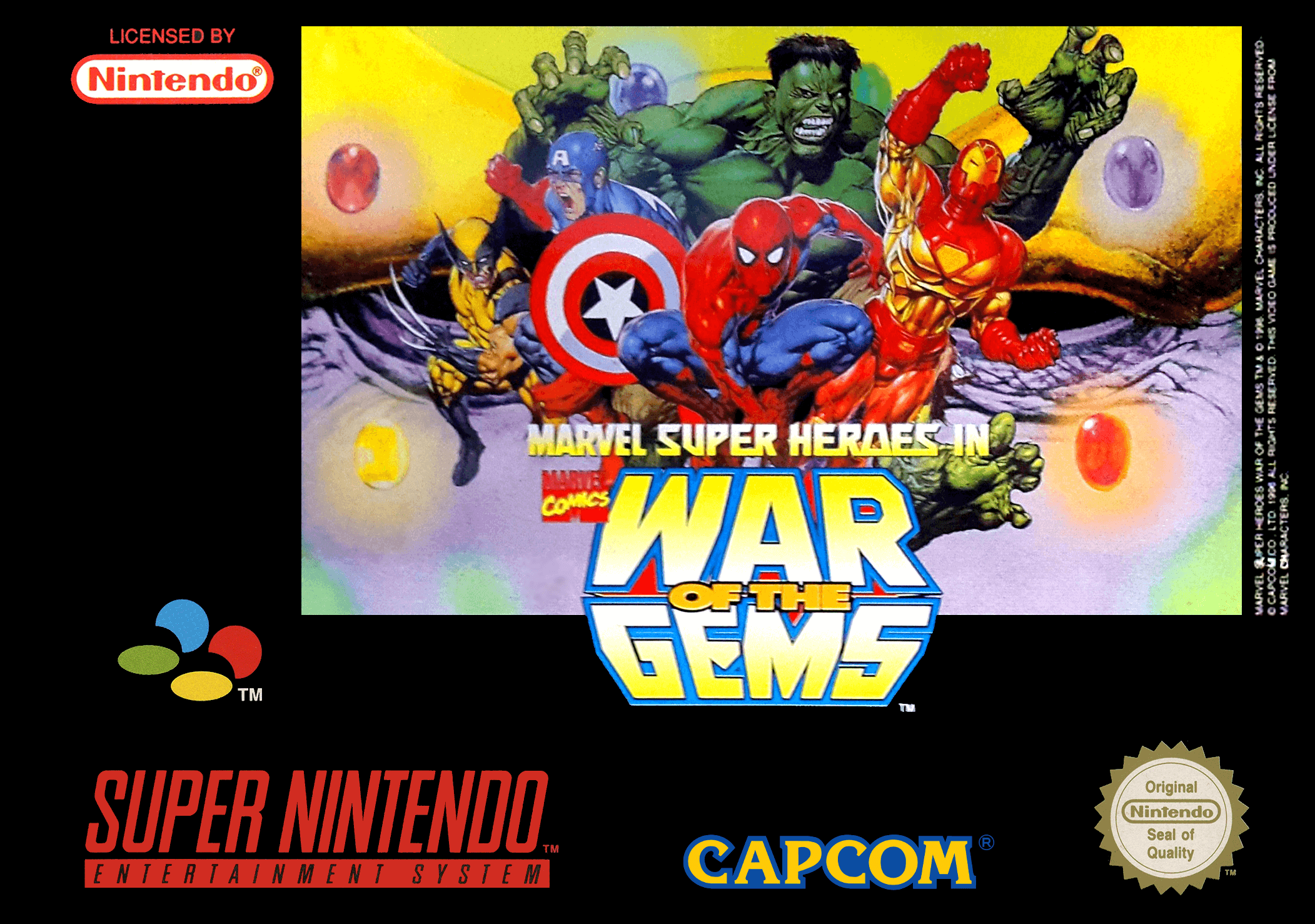 Marvel Super Heroes in War of the Gems