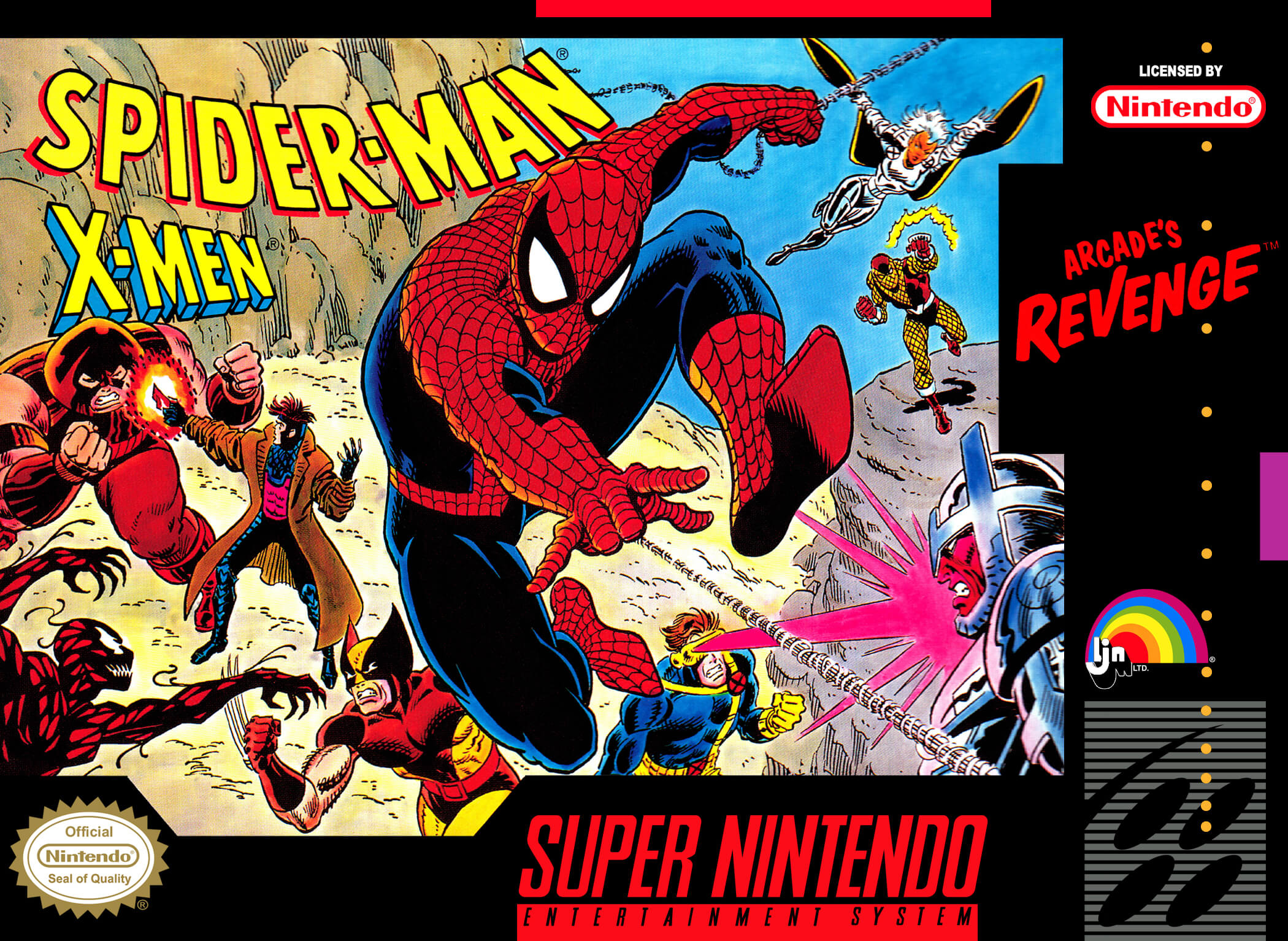 spider-man x-men: arcade's revenge