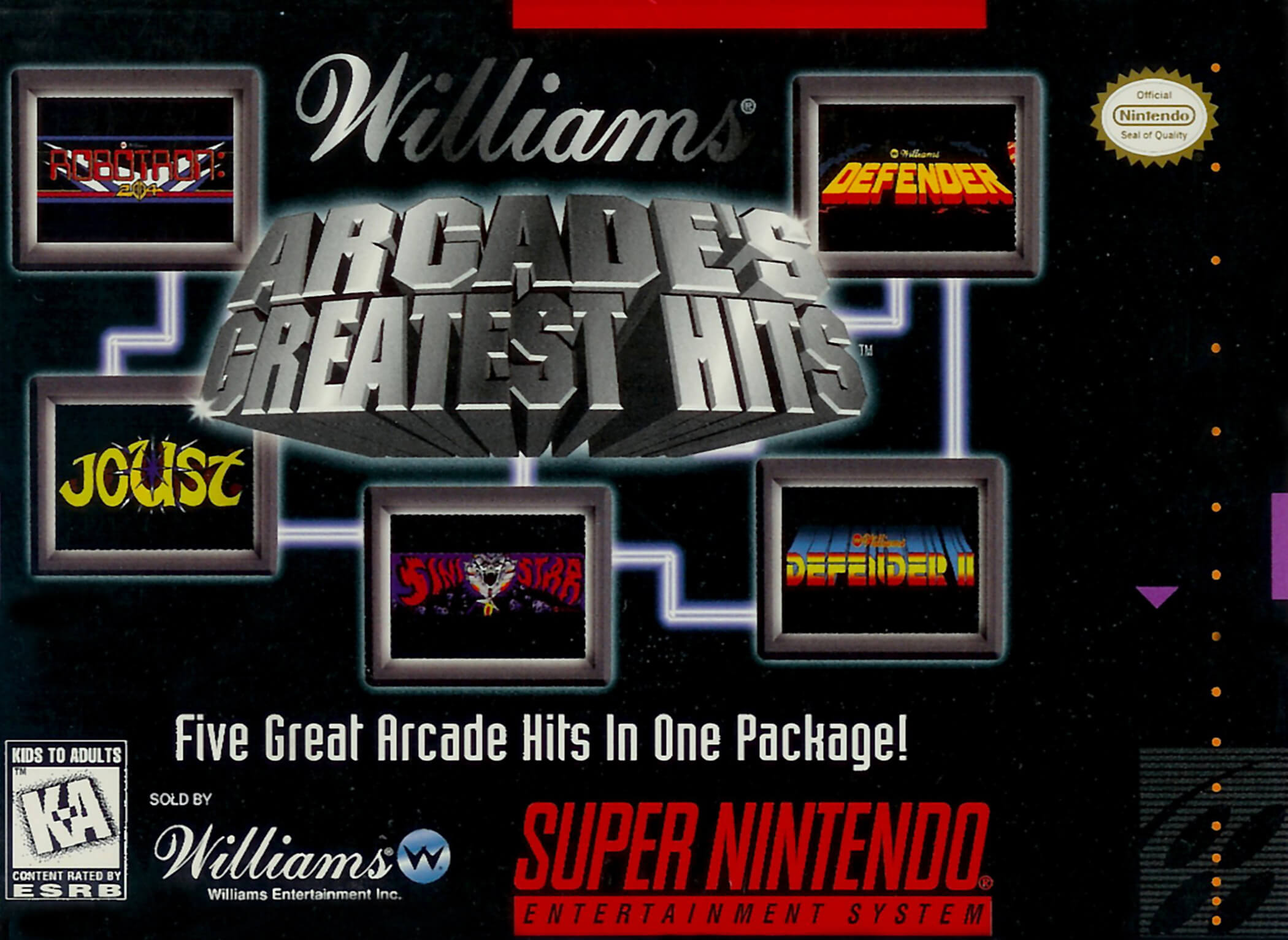 williams arcade's greatest hits