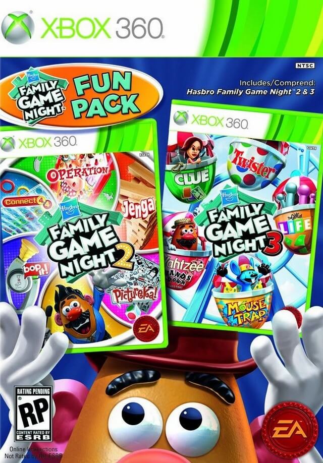 hasbro family game night fun pack