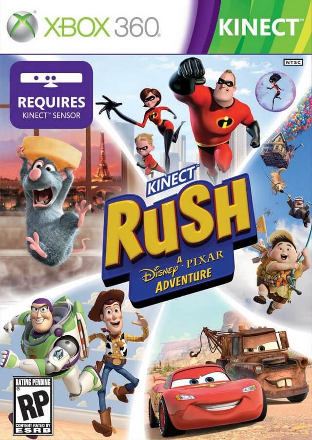 kinect rush: a disney pixar adventure